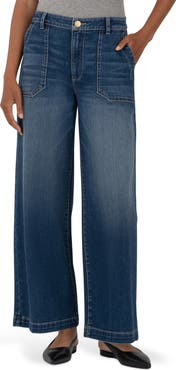 KUT from the Kloth Meg High Rise Wide Leg Jeans