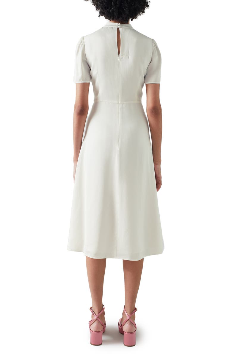 LK Bennett Kline Sheath Dress, Alternate, color, Ivory
