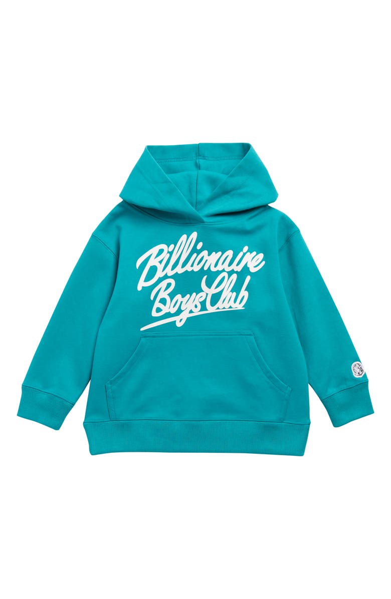 Billionaire Boys Club BB Script Cotton Blend Hoodie, Main, color, 