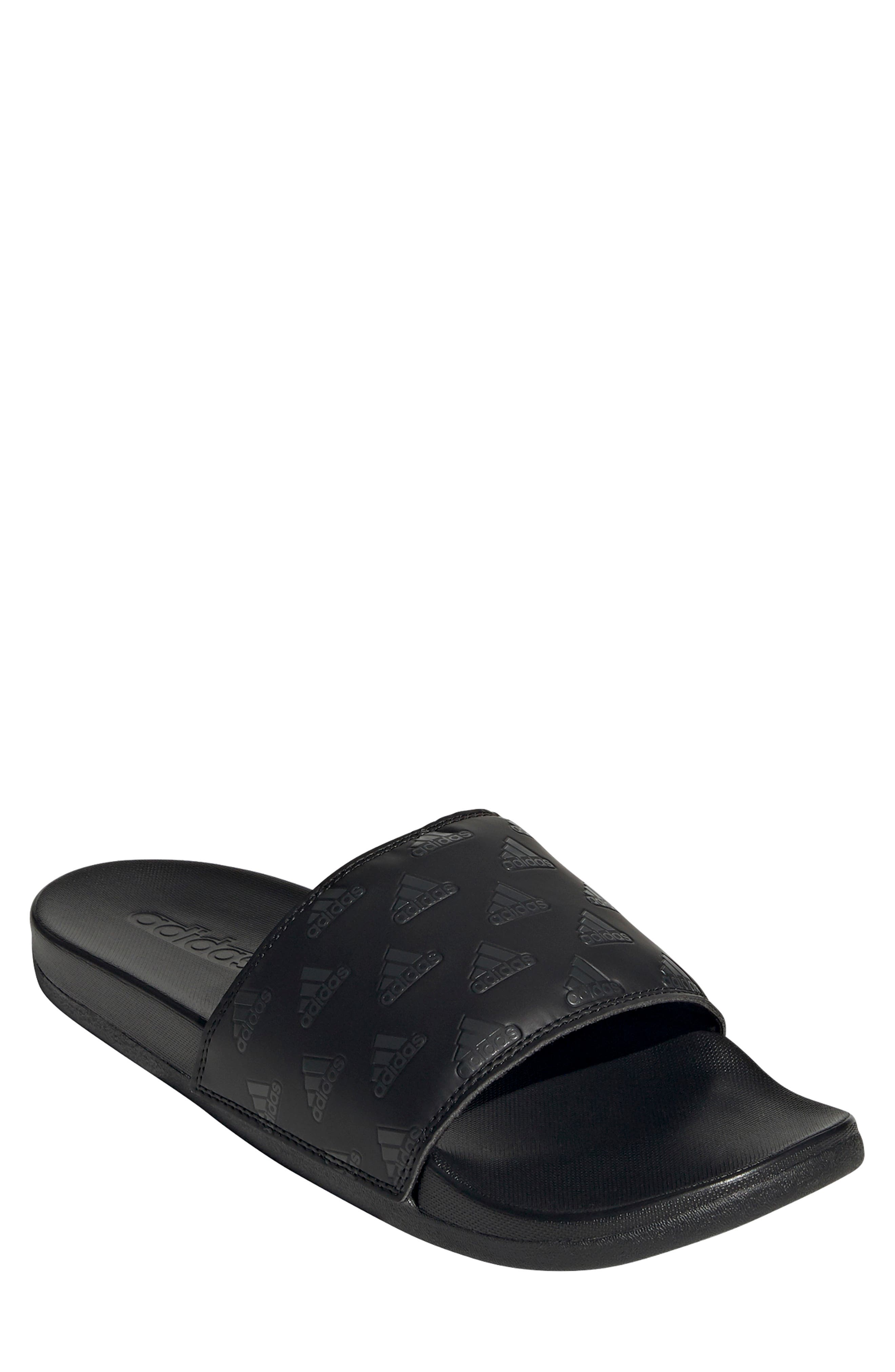 Adilette Comfort Sport Slide, Main, color, CORE BLACK/ CARBON/ CORE BLACK