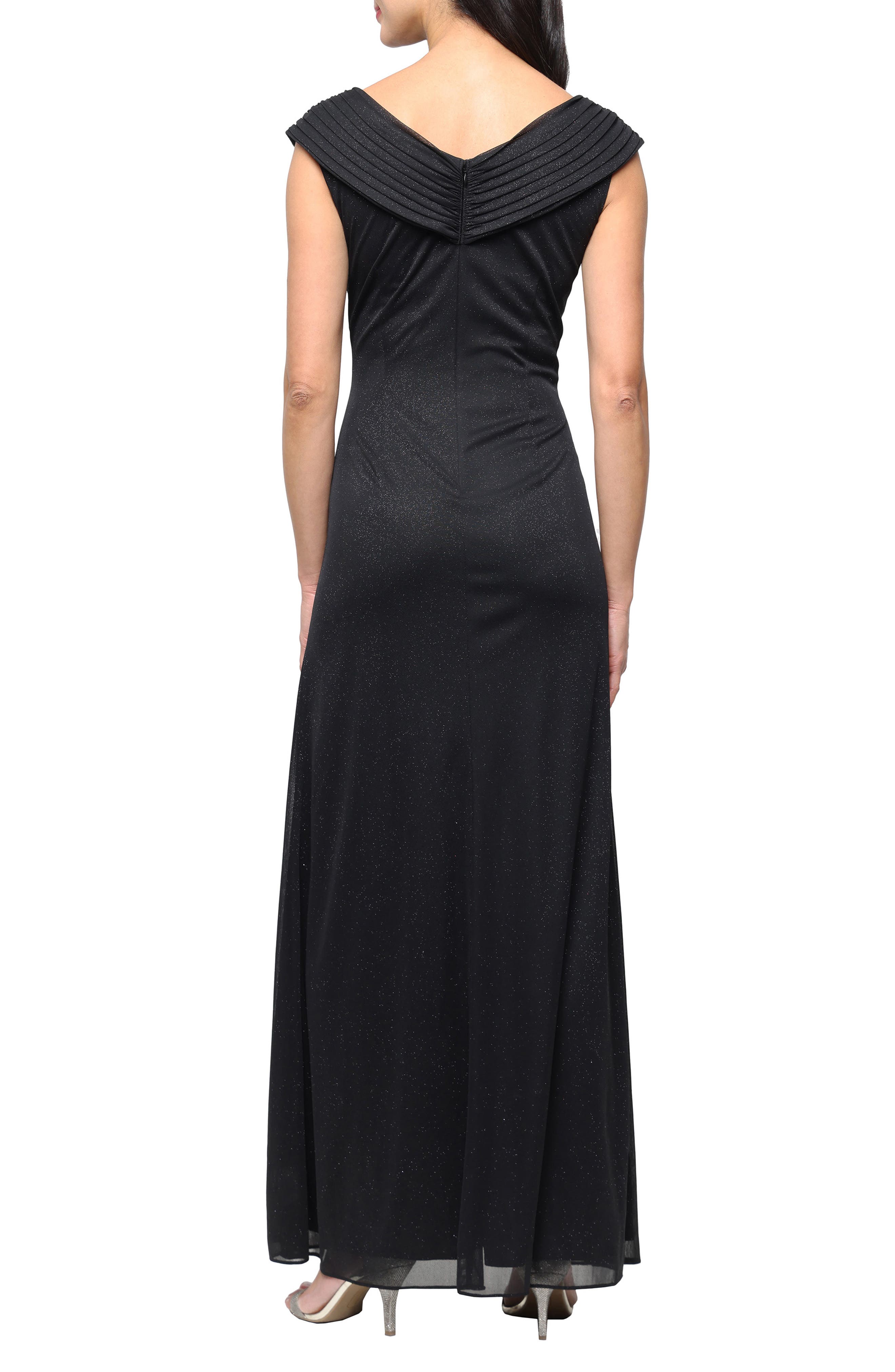 Glitter Mesh Gown - image 2