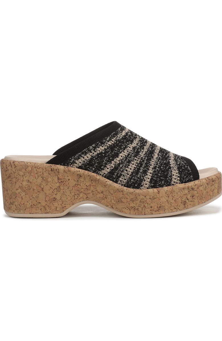 LifeStride Very Ready Platform Sandal, Alternate, color, Black / Sand Castle