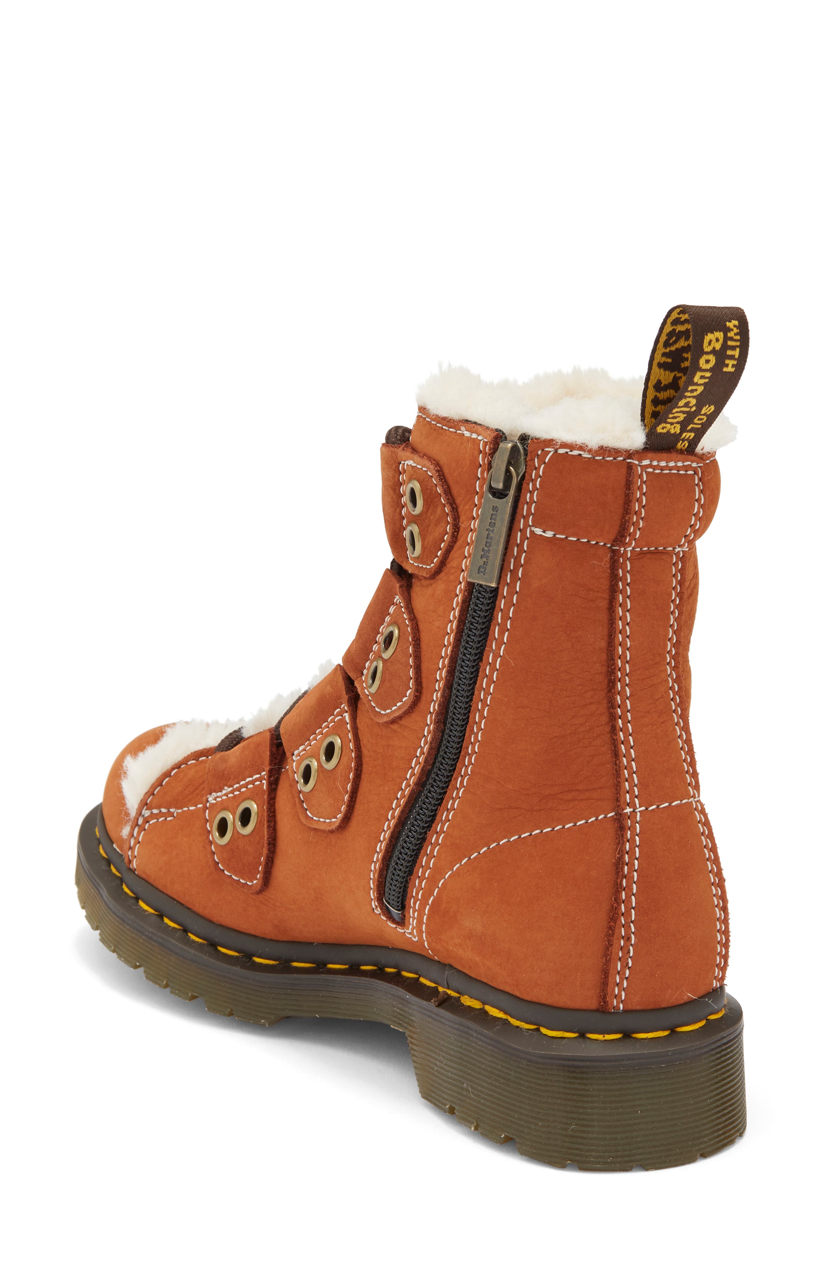 Faux Fur Bootie, Alternate, color, TAN