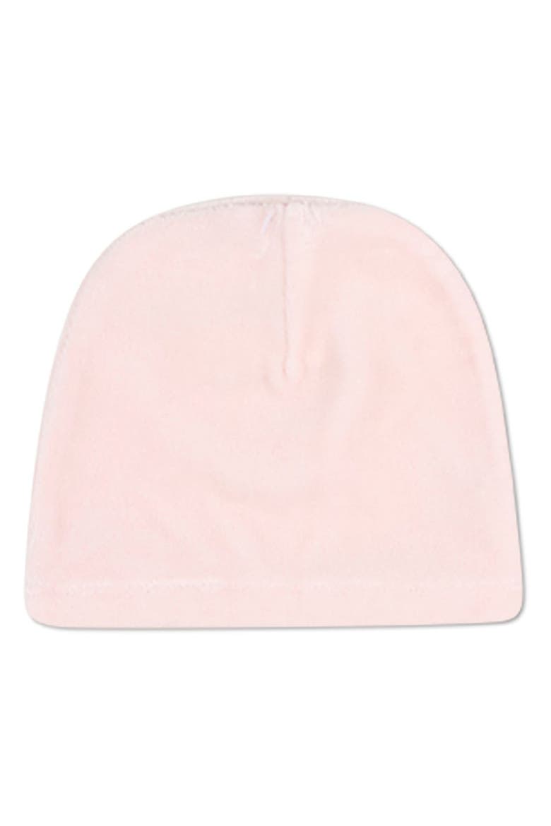 Baby Ultra-Plush Velour Beanie, Main, color, Barely Pink