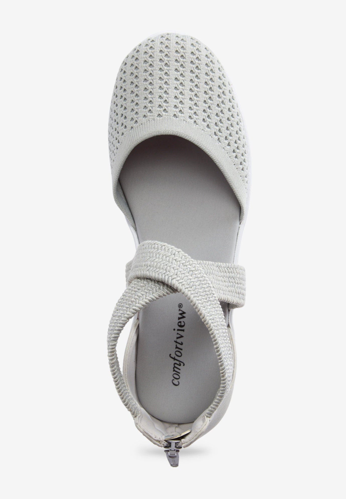 The Lyla Orthotic Closed Toe Sandal, Alternate, color, GREY