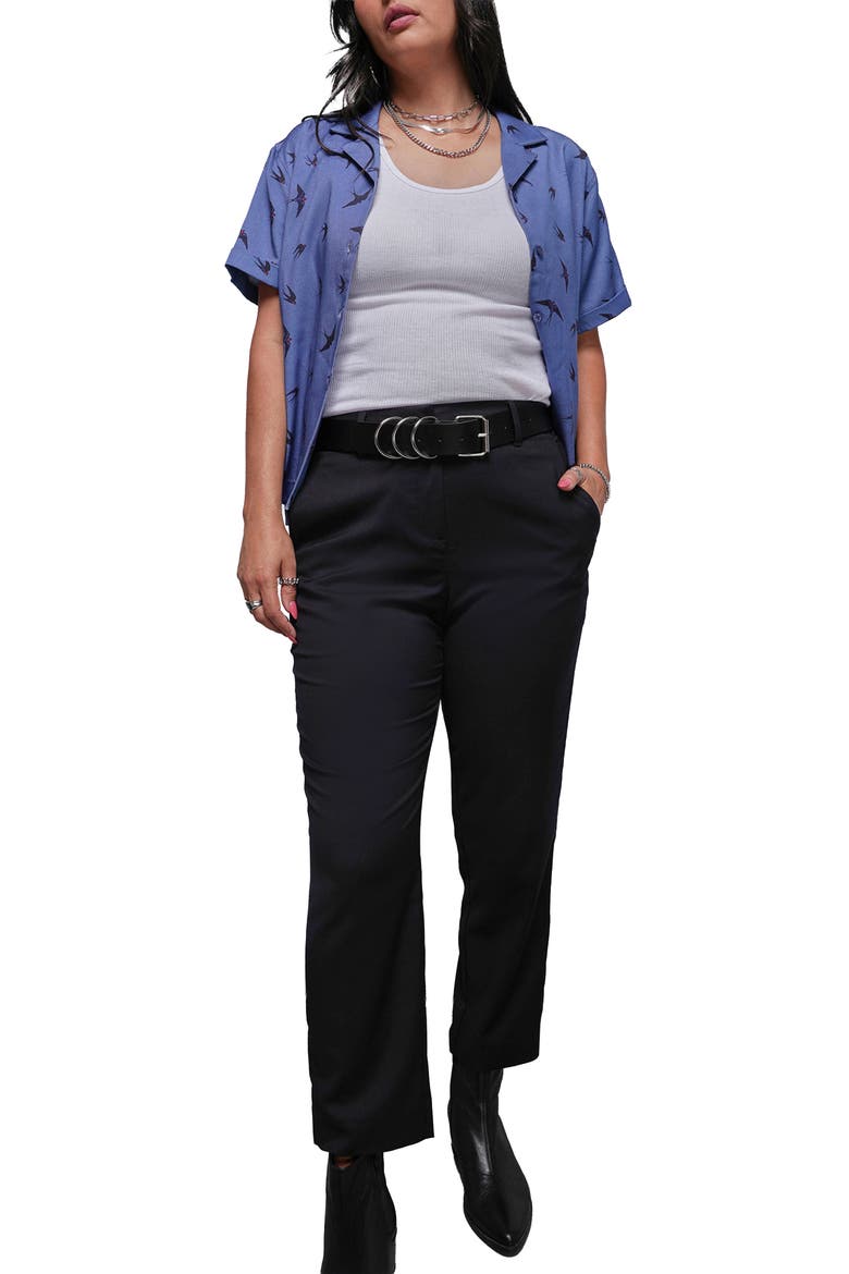 The Empower Slim Crop Pant, Alternate, color, BLACK