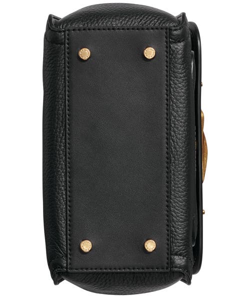 Donna Karan Oceanside Crossbody Bag In Black/gold