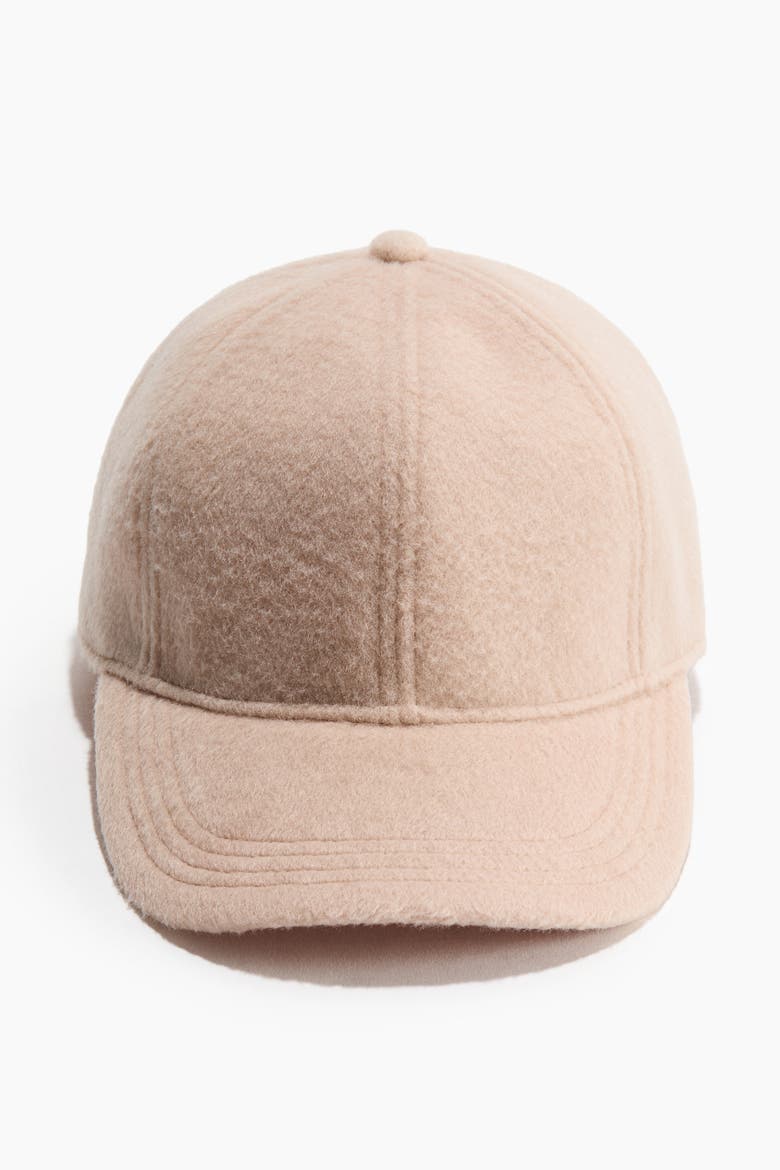 Felted Cap, Main, color, Light beige