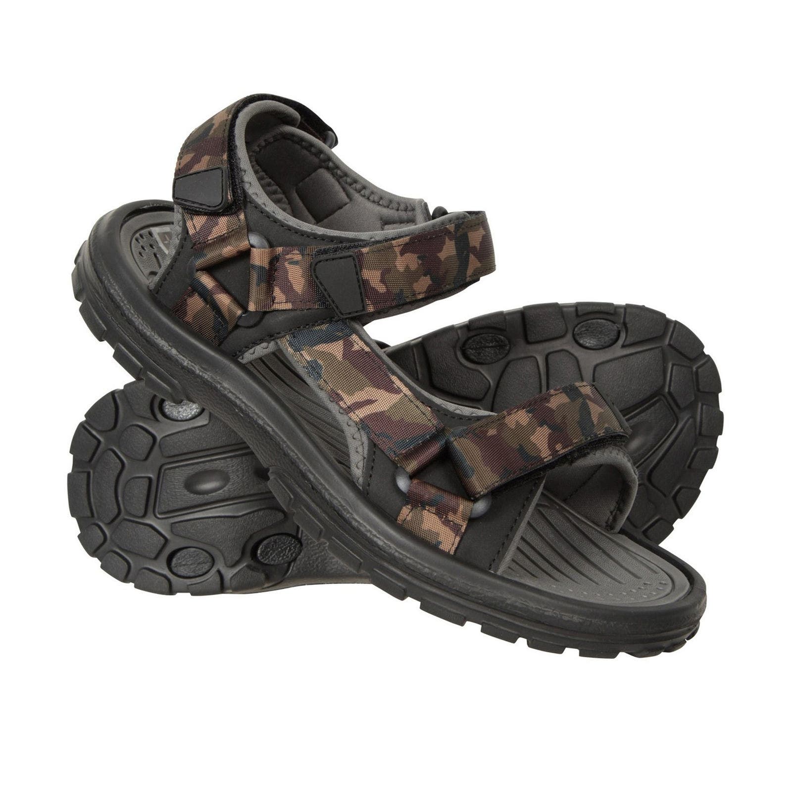 Crete Camo Sandals, Alternate, color, Green and Black