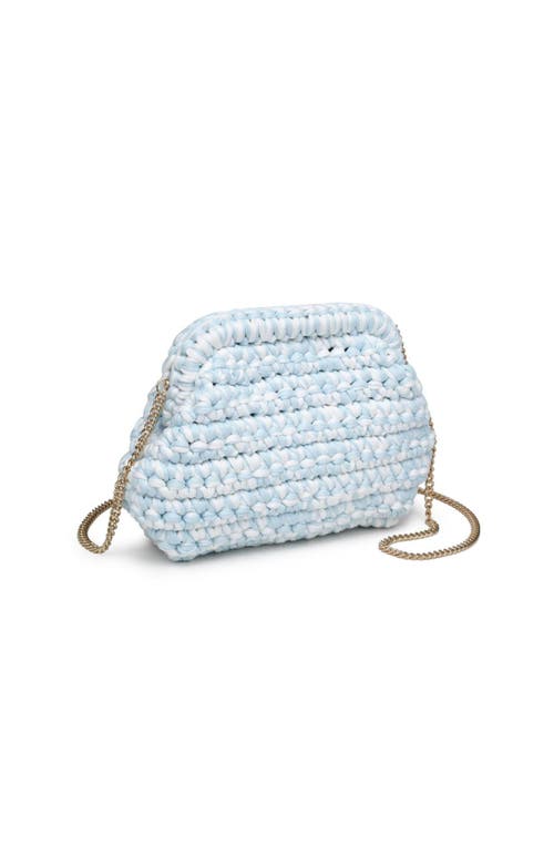 Moda Luxe Raya Clutch In Ice Blue