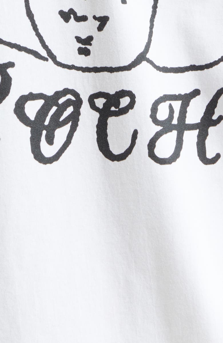 Simone Rocha Dim Sum Logo Print T-Shirt, Alternate, color, White/ Black