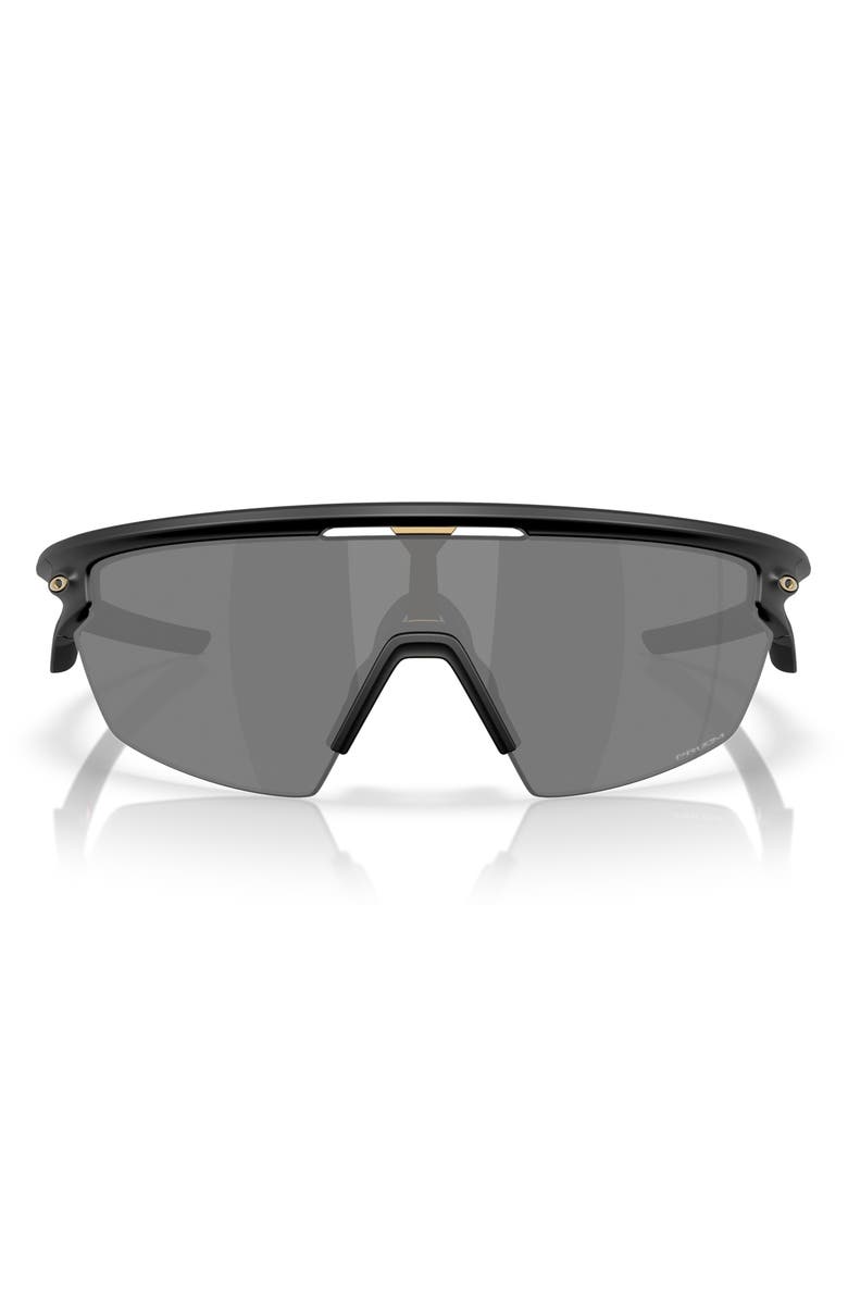 Oakley Prizm<sup>™</sup> Road Sport 36mm Rectangular Sunglasses, Main, color, Matte Black / Prizm Black