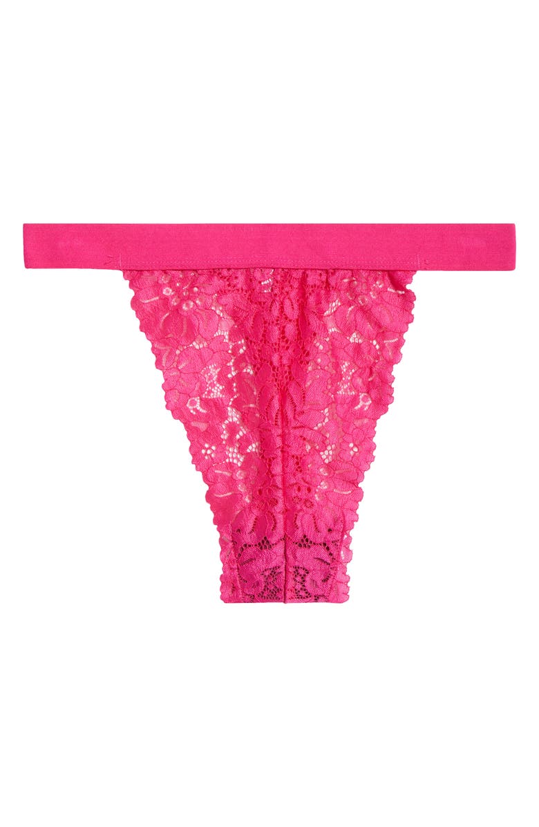 KILO BRAVA High Cut Lace Thong, Alternate, color, 
