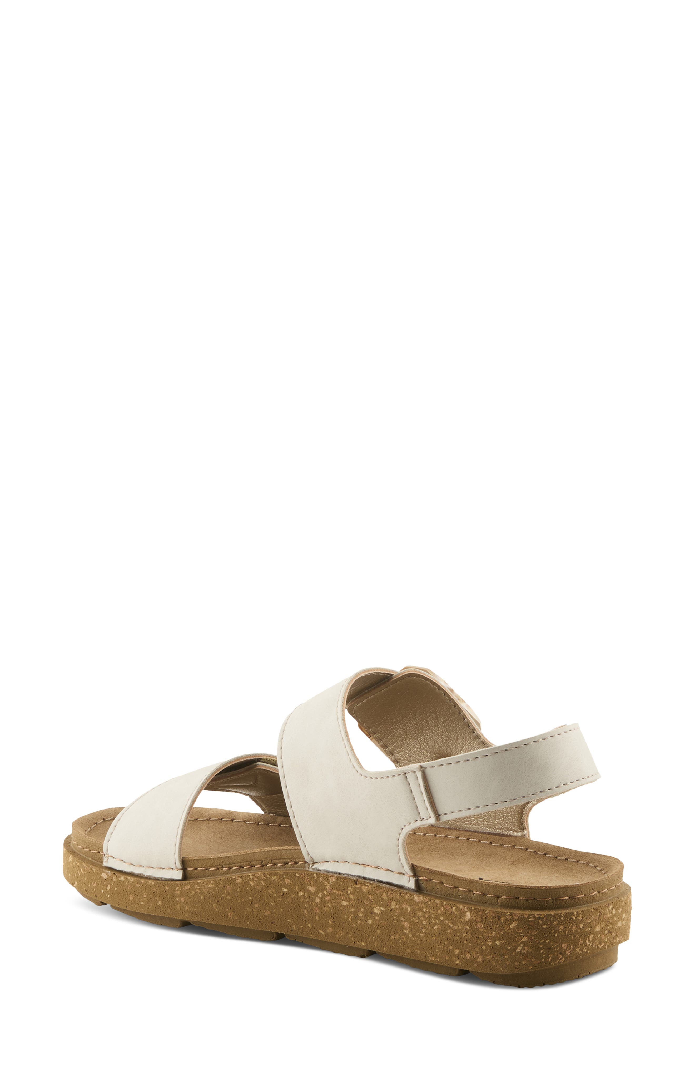 Bravies Ankle Strap Sandal, Alternate, color, BONE