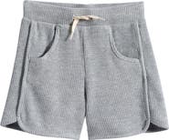 OTTER AVENUE Dolphin Tie Waist Cotton Blend Shorts