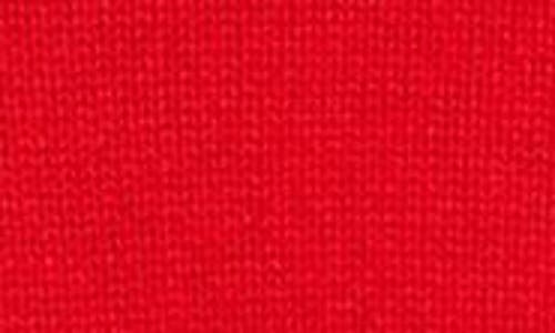Reformation Brooke Crop Cashmere Turtleneck Sweater In Cherry