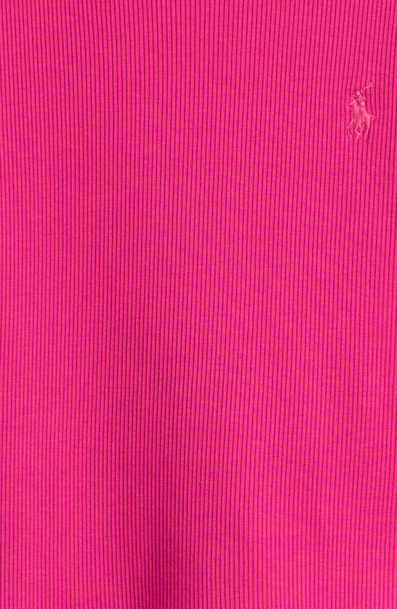 Polo Ralph Lauren Kids
 Solid Rib Top, Alternate, color, College Pink