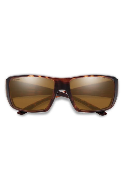 Guides Choice 63mm ChromaPop™ Polarized Oversize Square Sunglasses