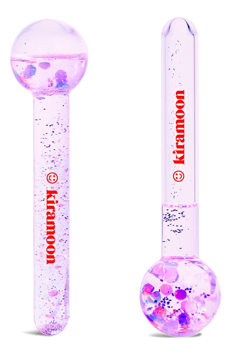 Kiramoon Moon Globes Freezable Facial Massagers, Main, color, Pink