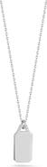 GLAZE JEWELRY Tag Pendant Necklace