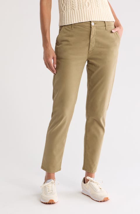 Caden Crop Twill Trousers