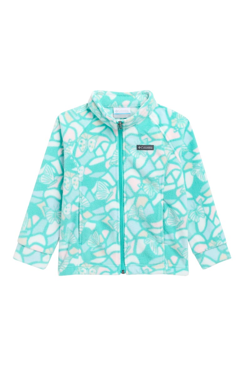 Kids' Benton Springs II Printed Fleece Jacket, Main, color, DOLPHIN FLY HIGH