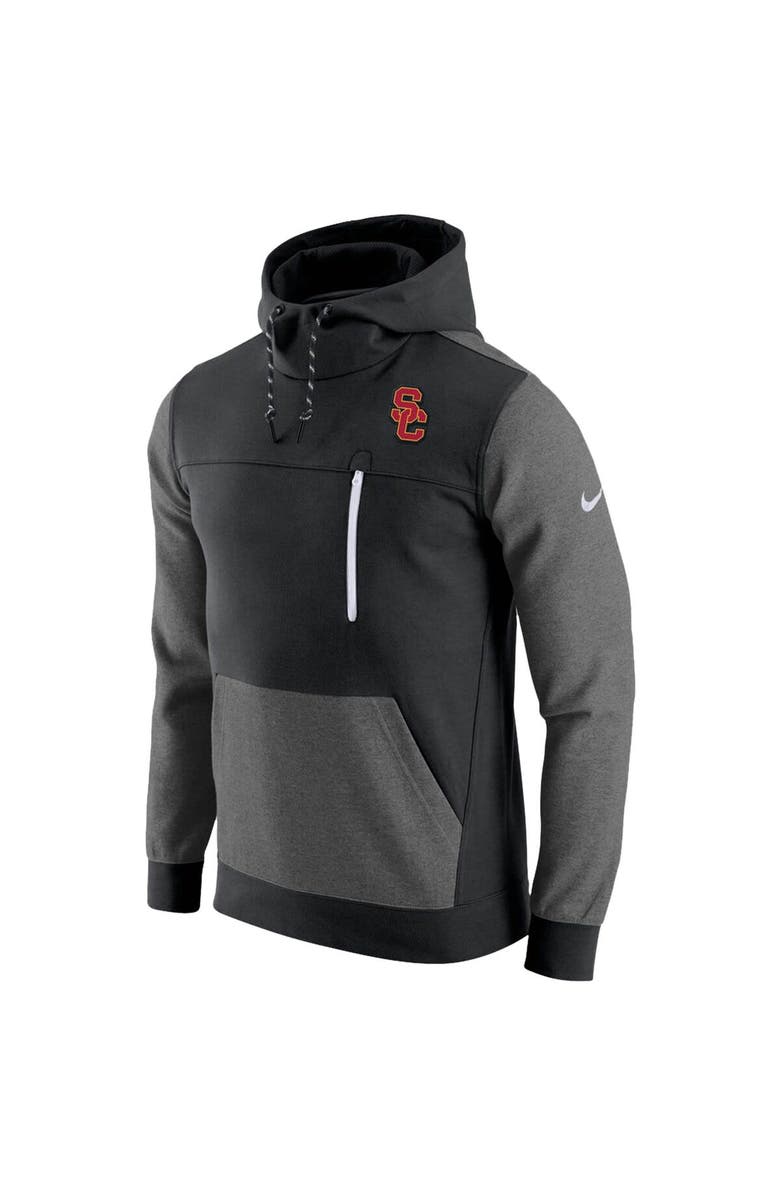 Nike Men's Nike Black USC Trojans AV-15 2.0 Slim Fit Pullover Hoodie, Alternate, color, Black