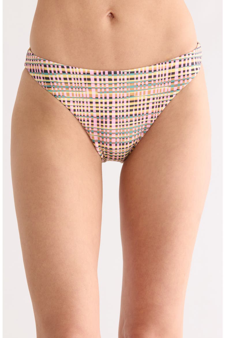 Crossed Path Bikini Bottoms, Main, color, PINK MULTI