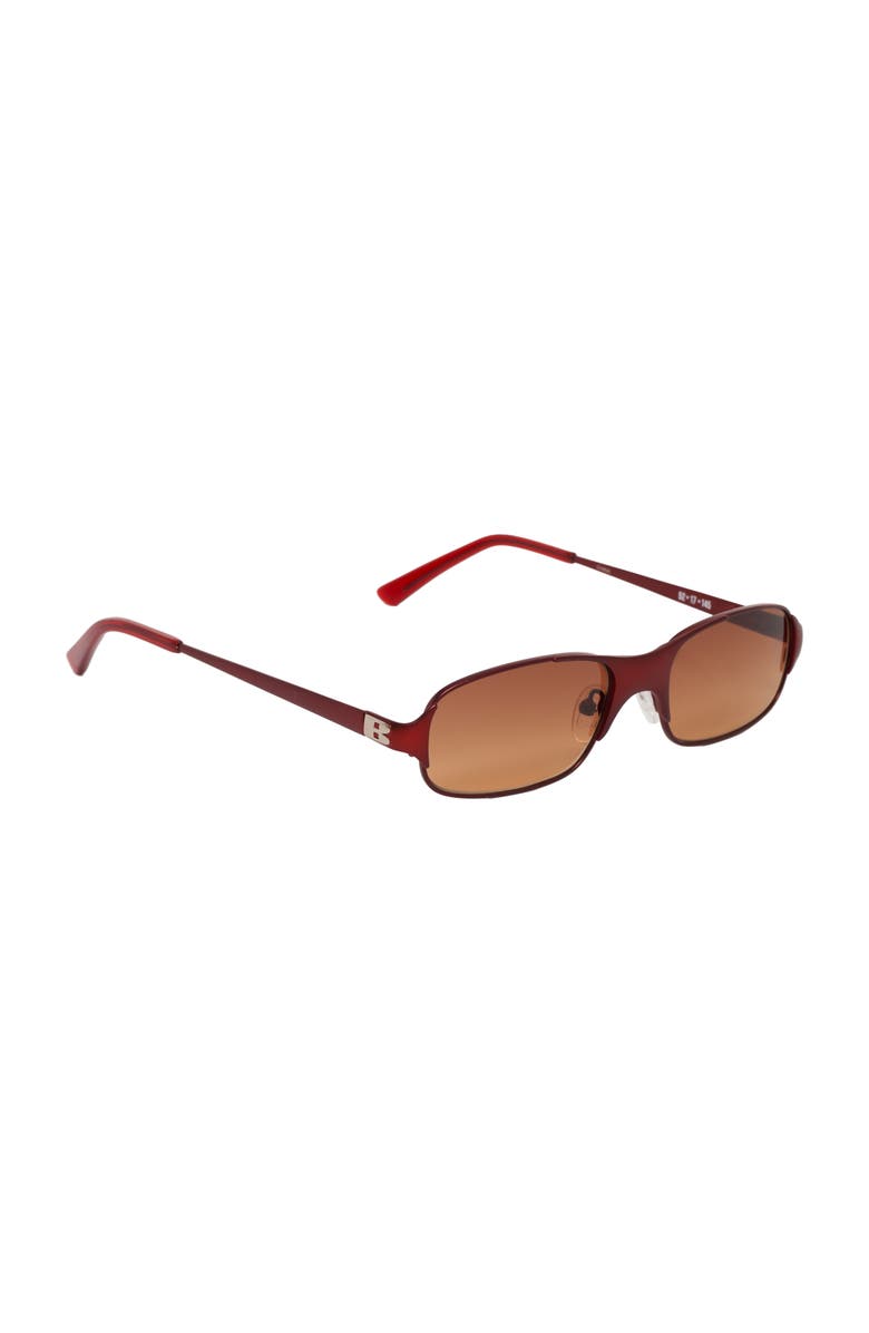 BRU Eyewear Aitken Sunglasses 52mm, Alternate, color, Lava