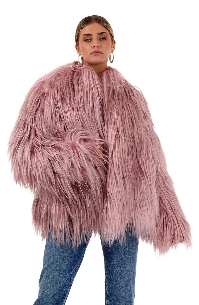 GORSKI Collarless Goat Jacket, Alternate, color, 