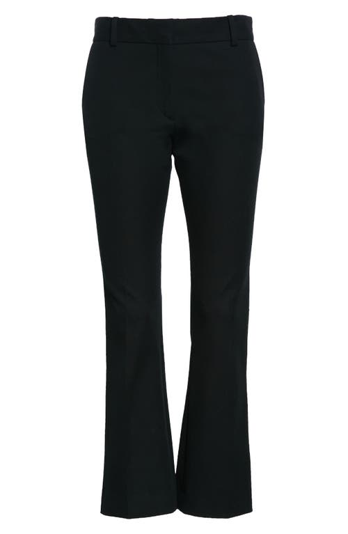 Frame Le Crop Mini Bootcut Trousers In Noir