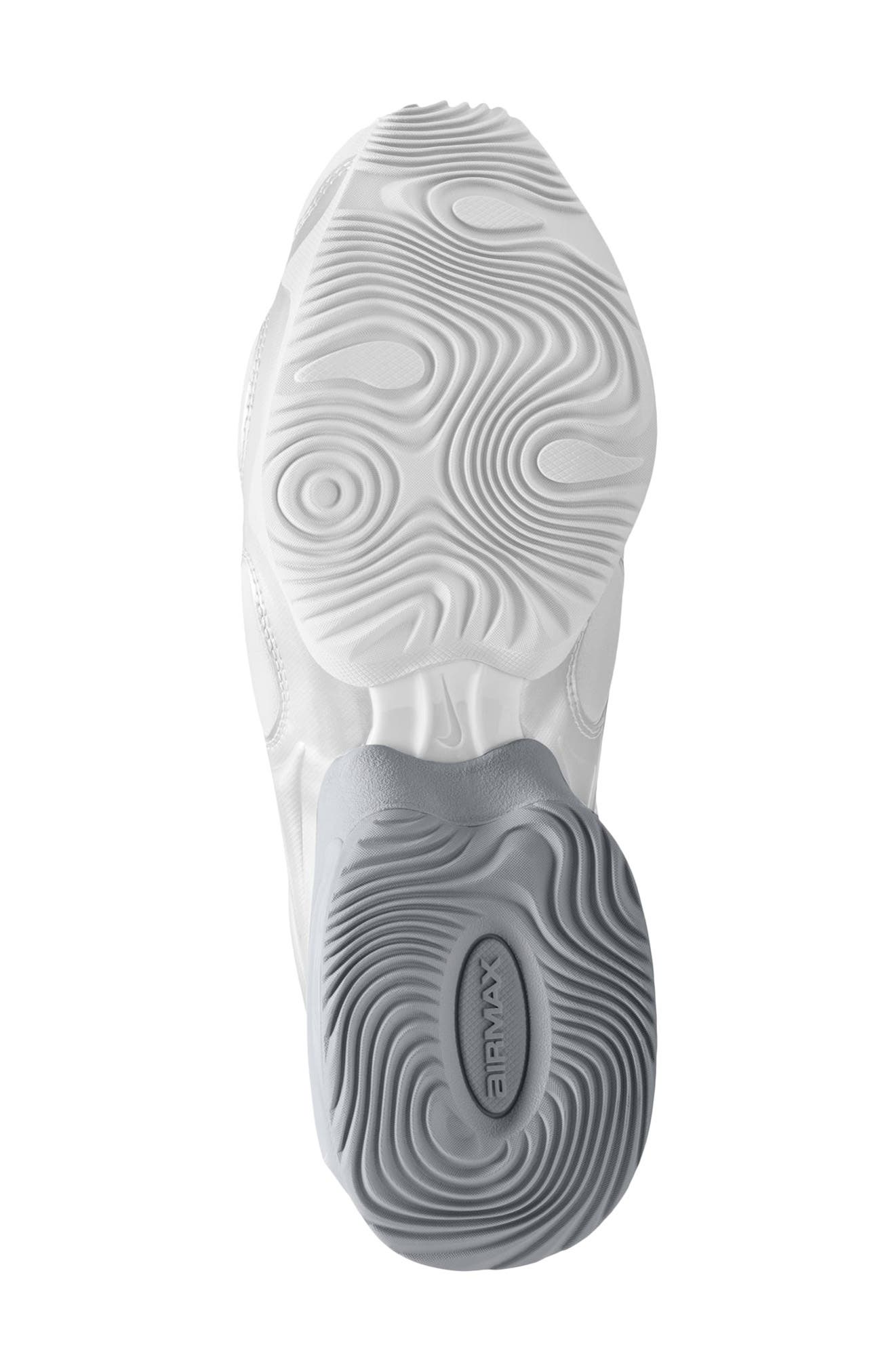 Air Max Muse Sneaker, Alternate, color, WHITE/ WHITE-WOLF GREY