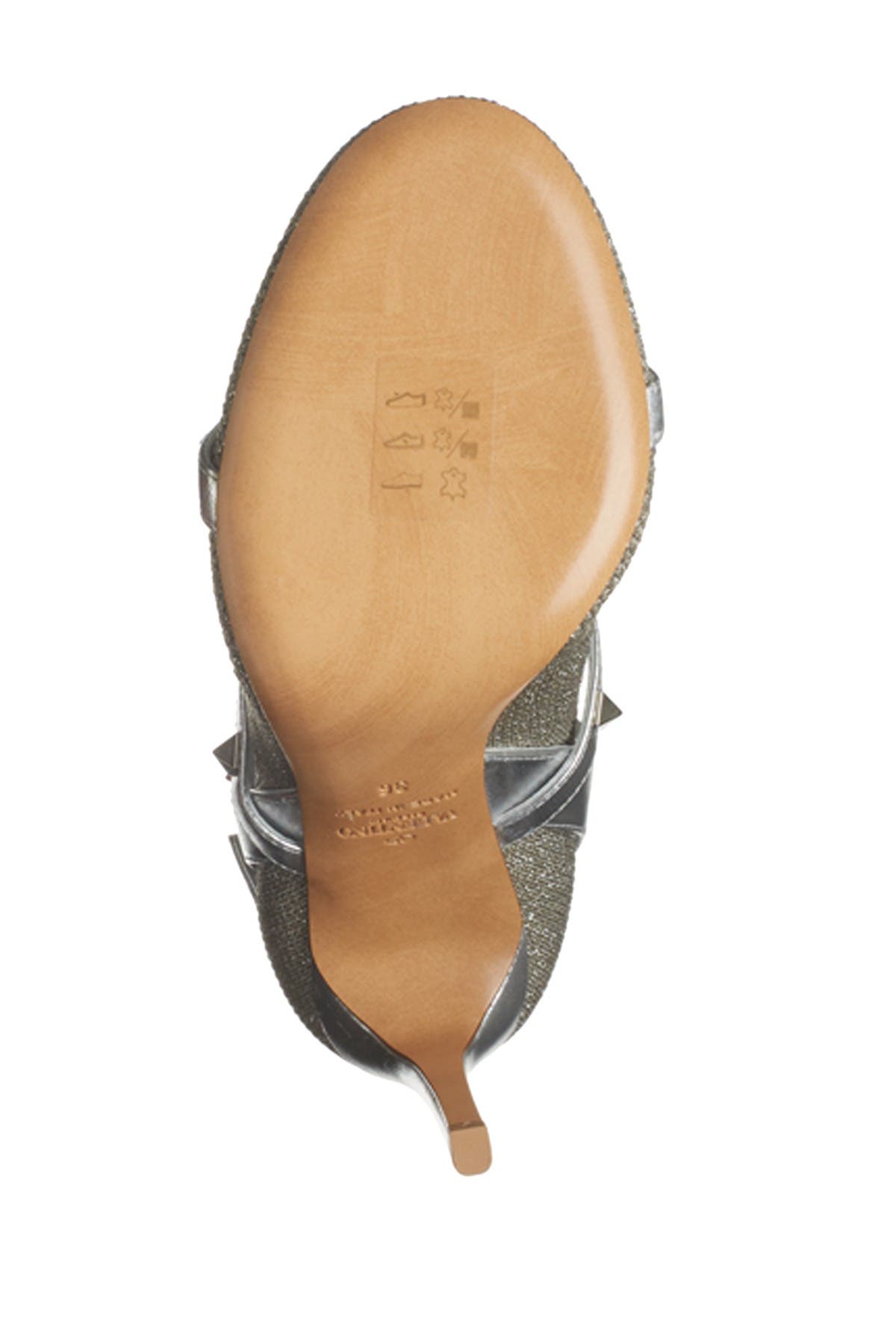 Valentino Garavani Metallic Caged Knit Bootie, Alternate, color, 