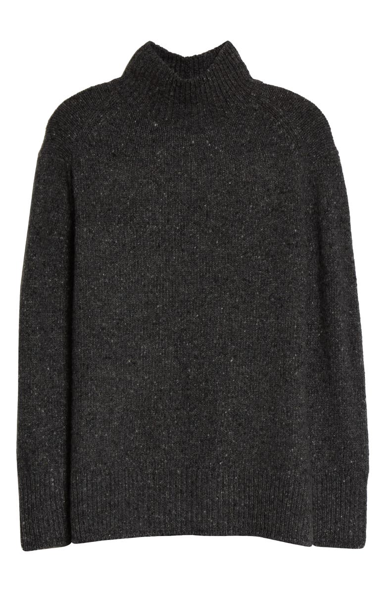 Vince Donegal Wool & Alpaca Blend Turtleneck Sweater, Alternate, color,