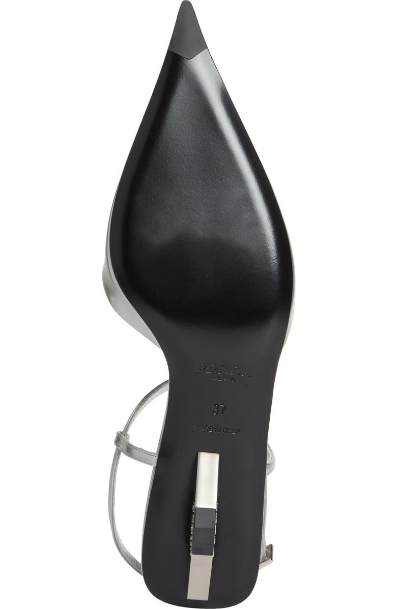 Prada Modellerie Pointed Toe Kitten Heel Pump, Alternate, color,