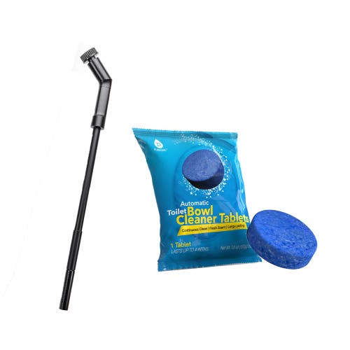 PURSONIC Ultimate Home Cleaning Bundle - Scalable Scrubber Brush + Automatic Toilet Bowl Cleaner Tablets in Multicolor at Nordstrom