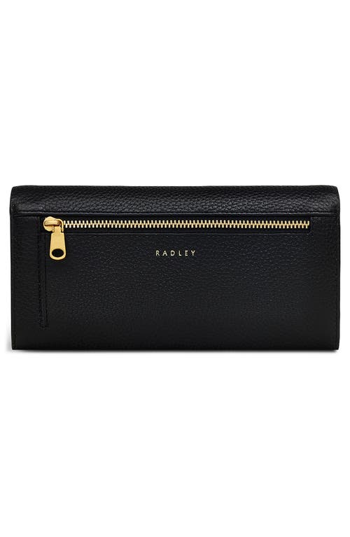 Radley Brooke Avenue Large Flapover Wallet In Black