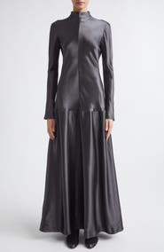 FFORME Mila Bias Cut Long Sleeve Gown