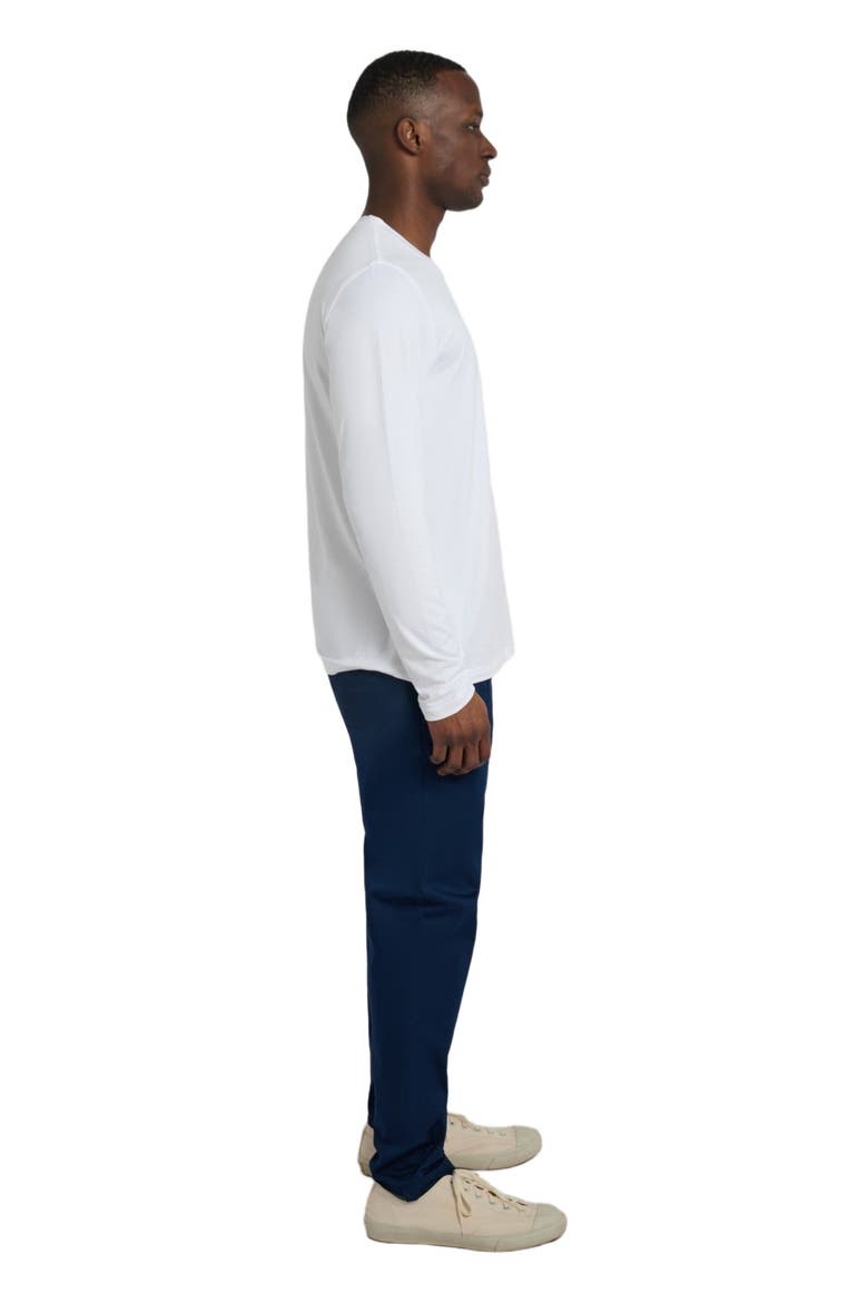 Men's Long Sleeve Sun Tee, Alternate, color, WHITE