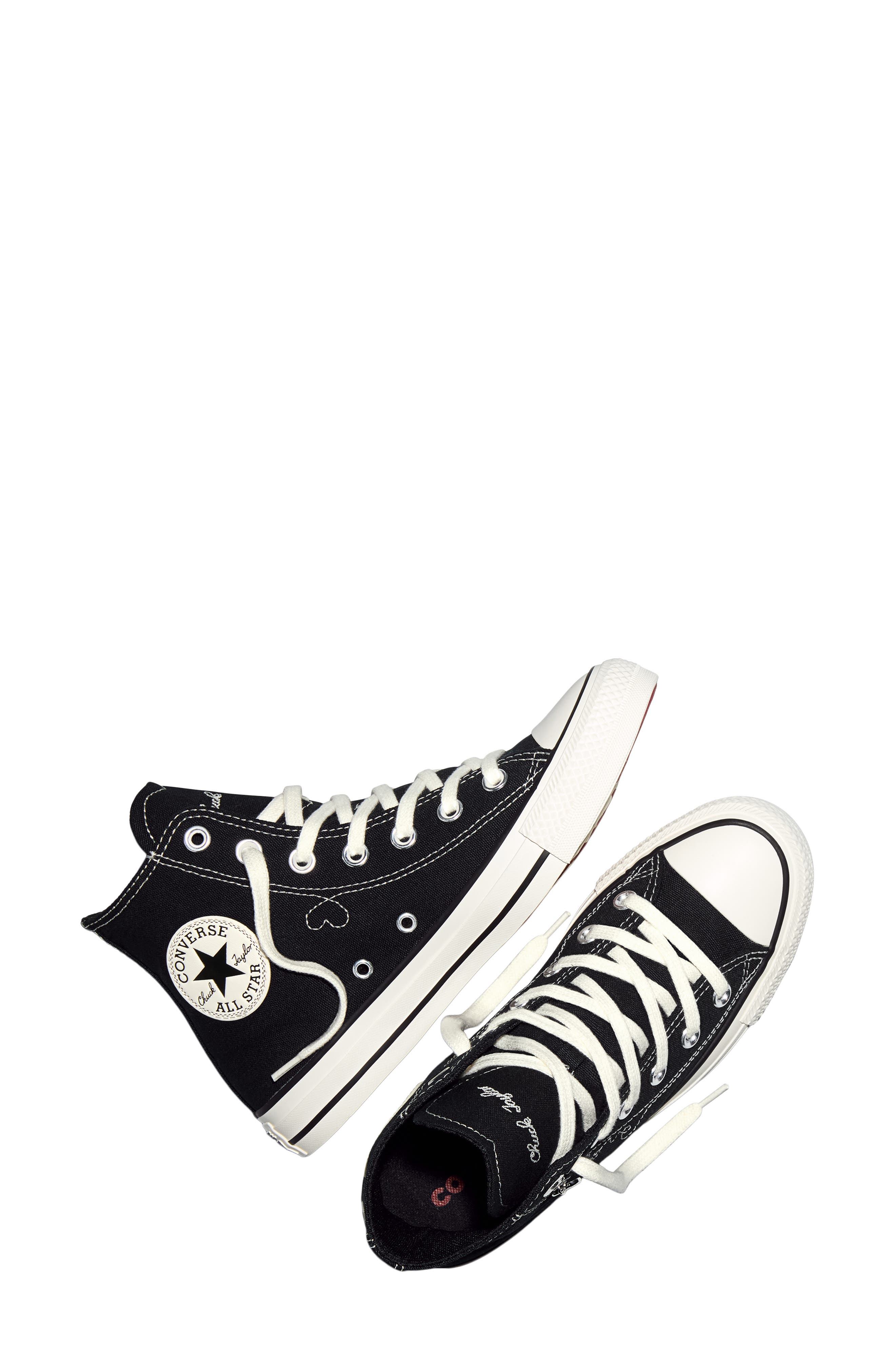 Converse Chuck Taylor All Star Canvas High Top Sneaker, Alternate, color, Black/ Egret/ Days Ahead