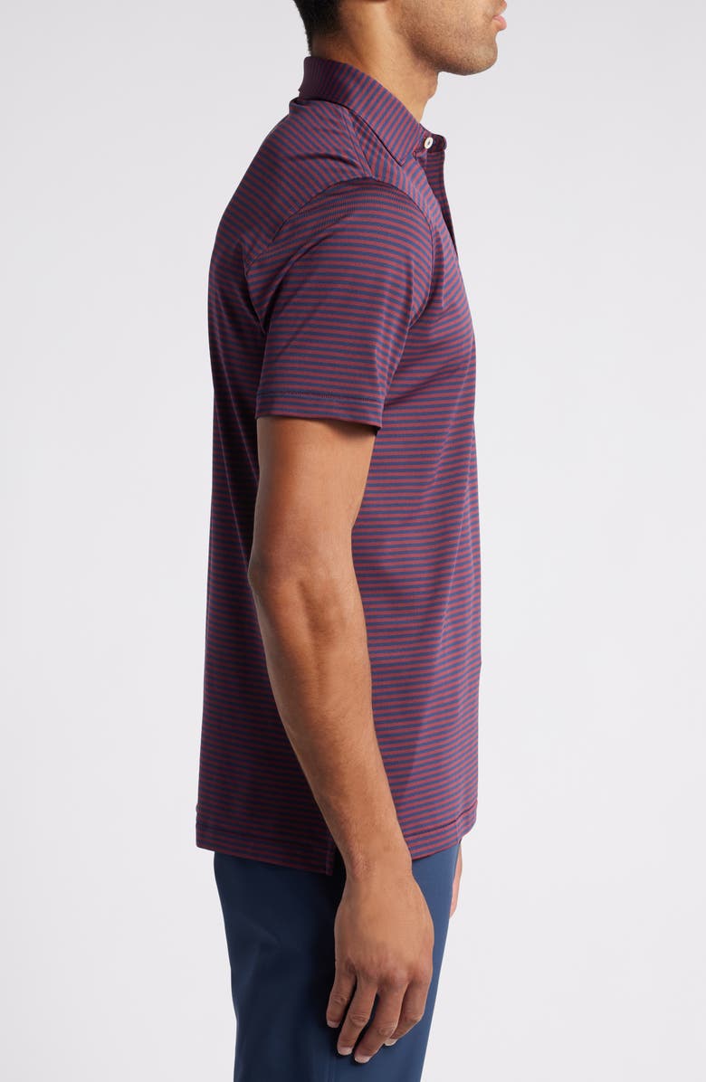 Peter Millar Mood Stripe Performance Mesh Polo, Alternate, color, 