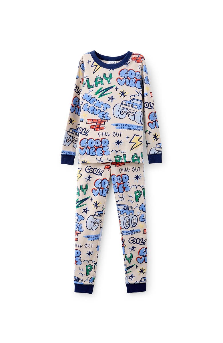 Cotton On Kids Kid's Jesse Long Sleeve Pyjama Set, Main, color, 