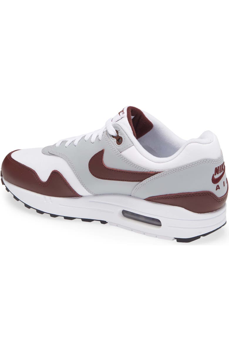 Nike Air Max 1 PRM Sneaker, Alternate, color, White/ Dates/ Grey/ Black