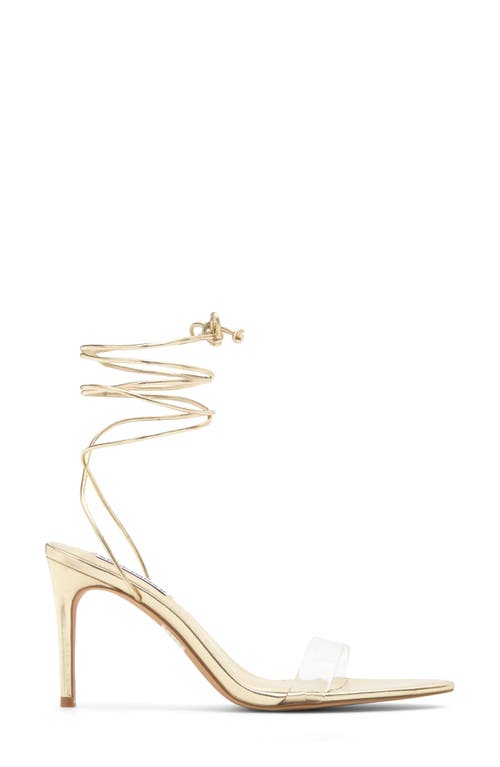 Steve Madden Dollyy Ankle Strap Sandal In Gold