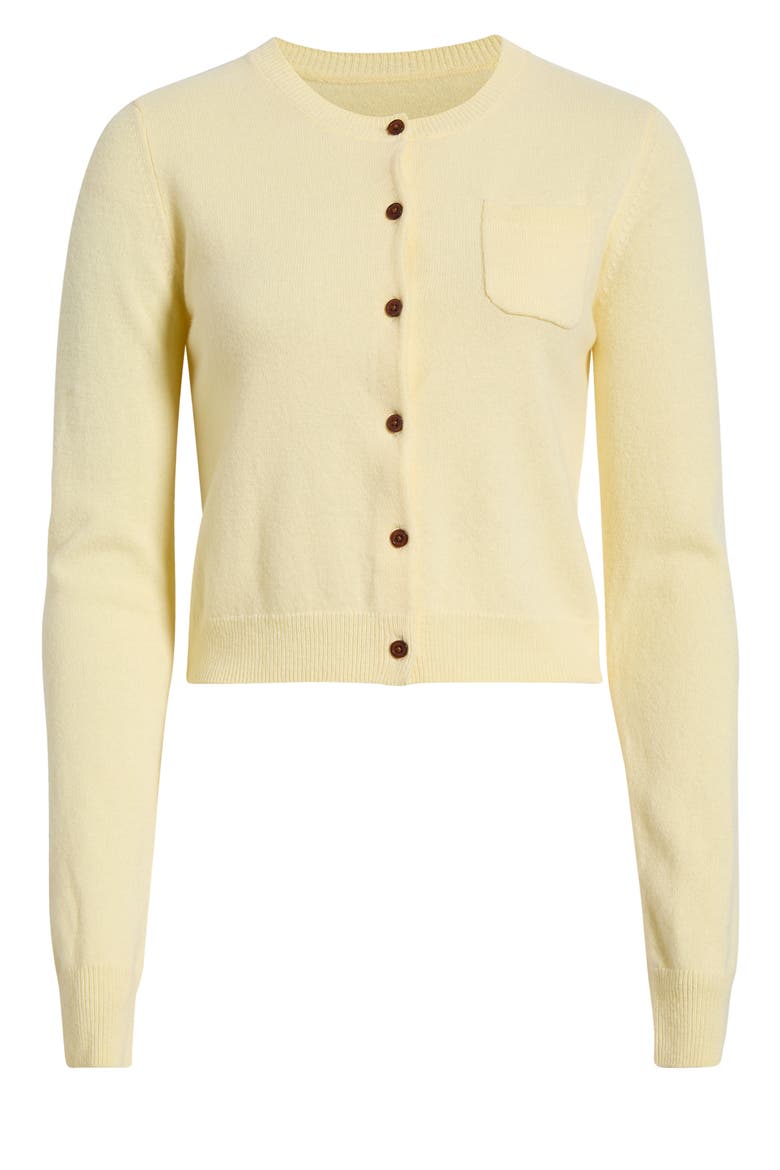 The Noah Wool & Cashmere Cardigan, Alternate, color, DANISH BUTTER