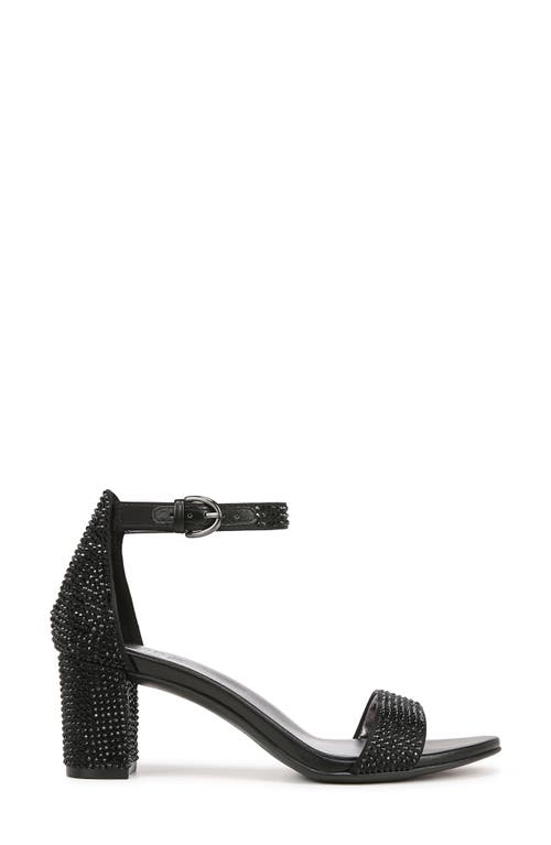 Naturalizer Vera Glitz Ankle Strap Sandal In Black