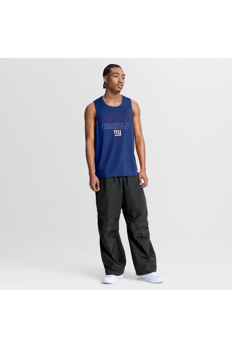 Men's Nike Royal New York Giants Kickoff Miler Dri-FIT Tank​ Top, Alternate, color, Royal