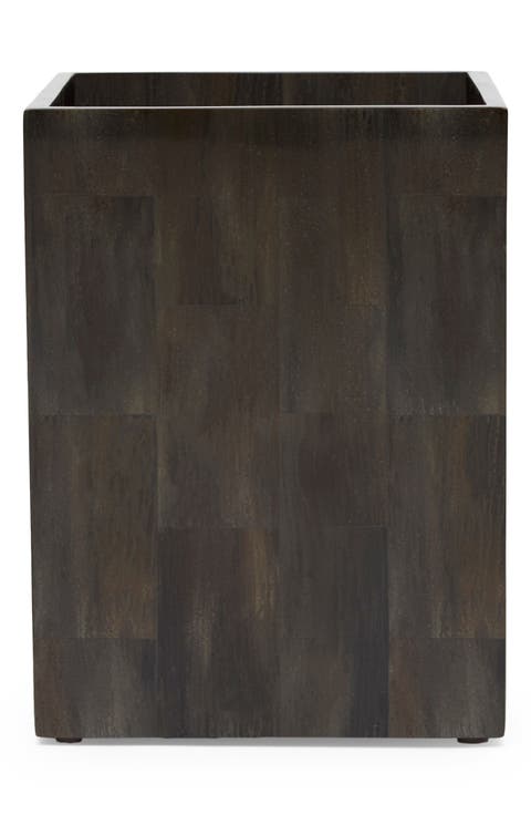 Arles Faux Horn Wastebasket