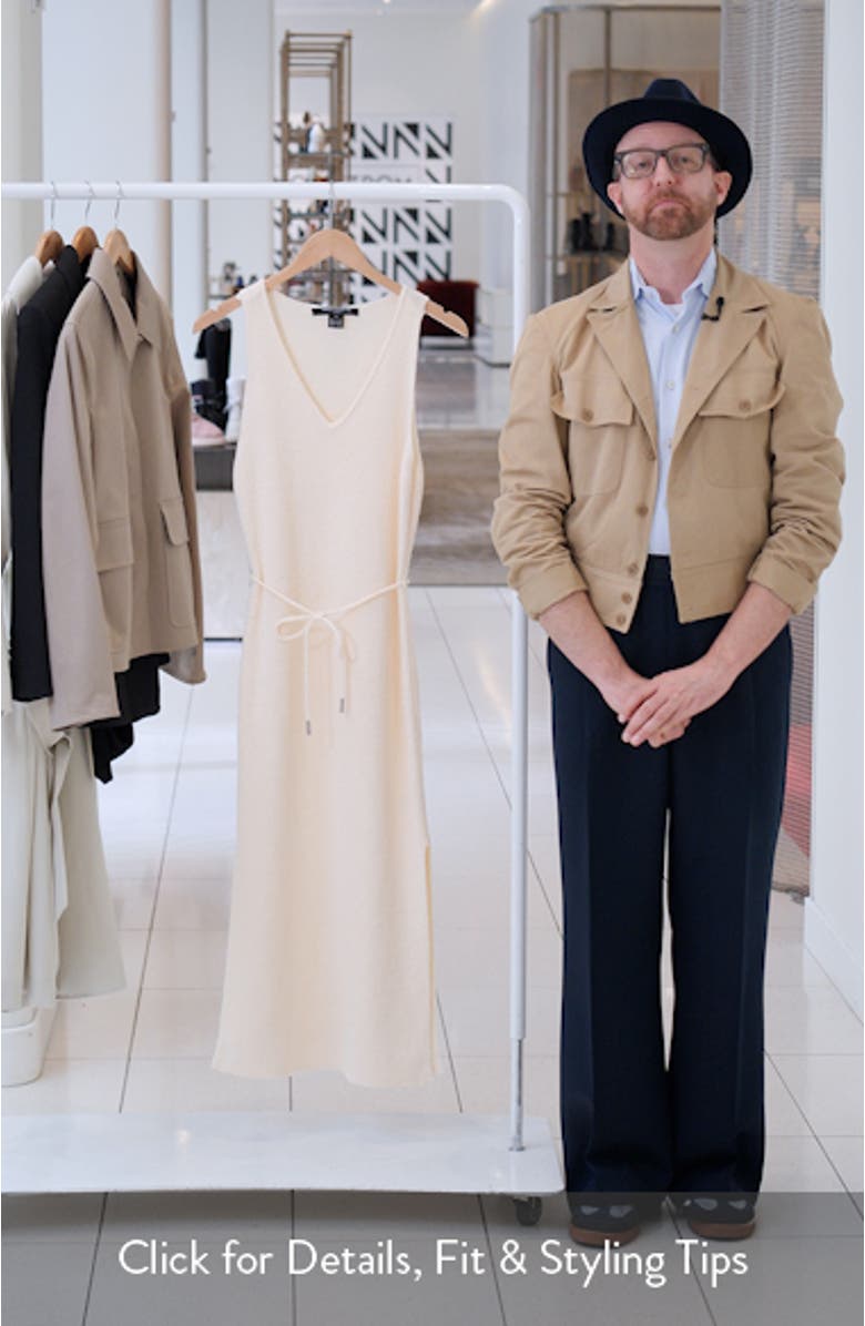 Terry Cloth Midi Dress, sales video thumbnail