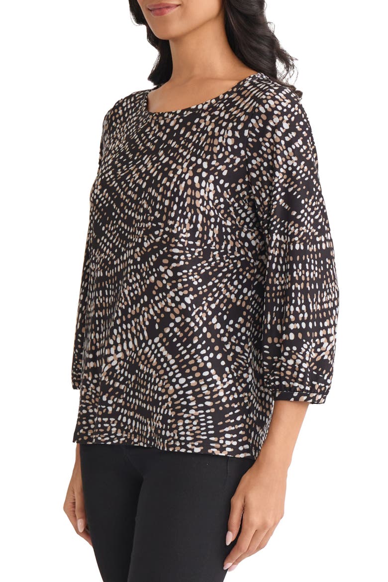 Scattered Dot Top, Alternate, color, JONES BLACK MULTI